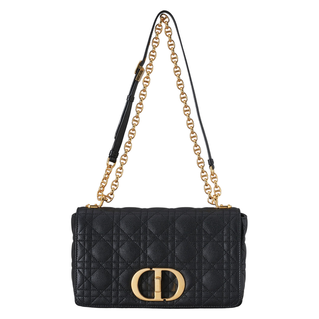 CHRISTIAN DIOR(USED)디올 카로 미듐 체인 숄더백